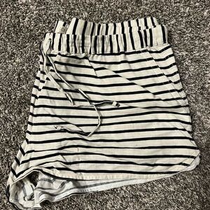 J. Crew Navy and White Striped Women's Skort